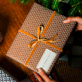 ochre orange swiss velvet ribbon