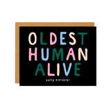 oldest human alive funny birthday card