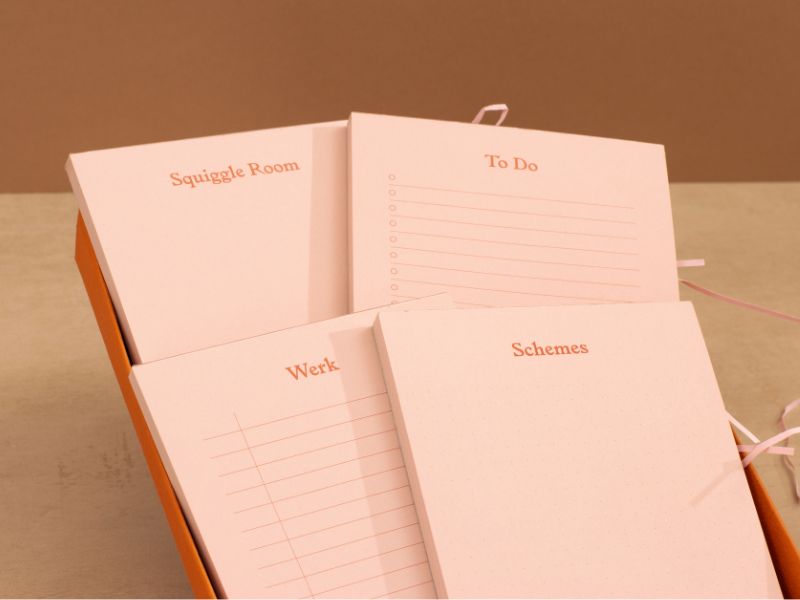 Set of 4 notepads | Papersmiths giftset