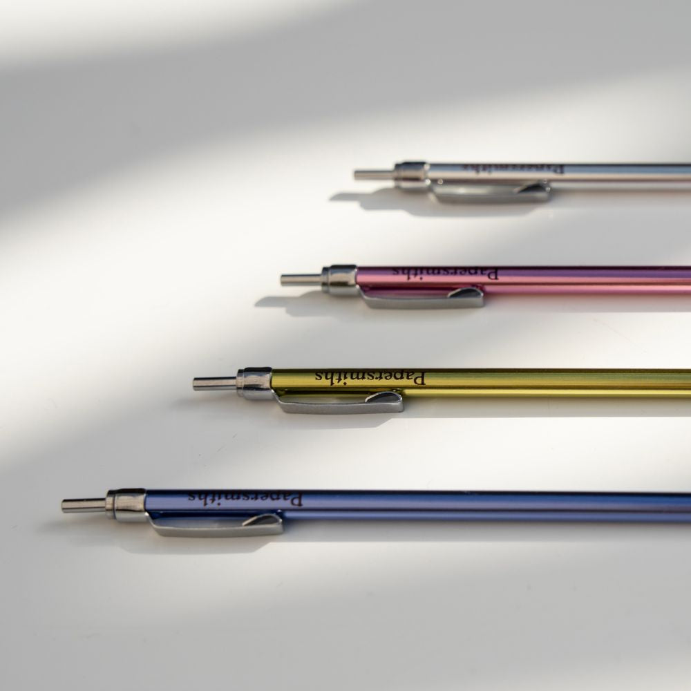 4 pocket-sized pens with Papersmiths logo