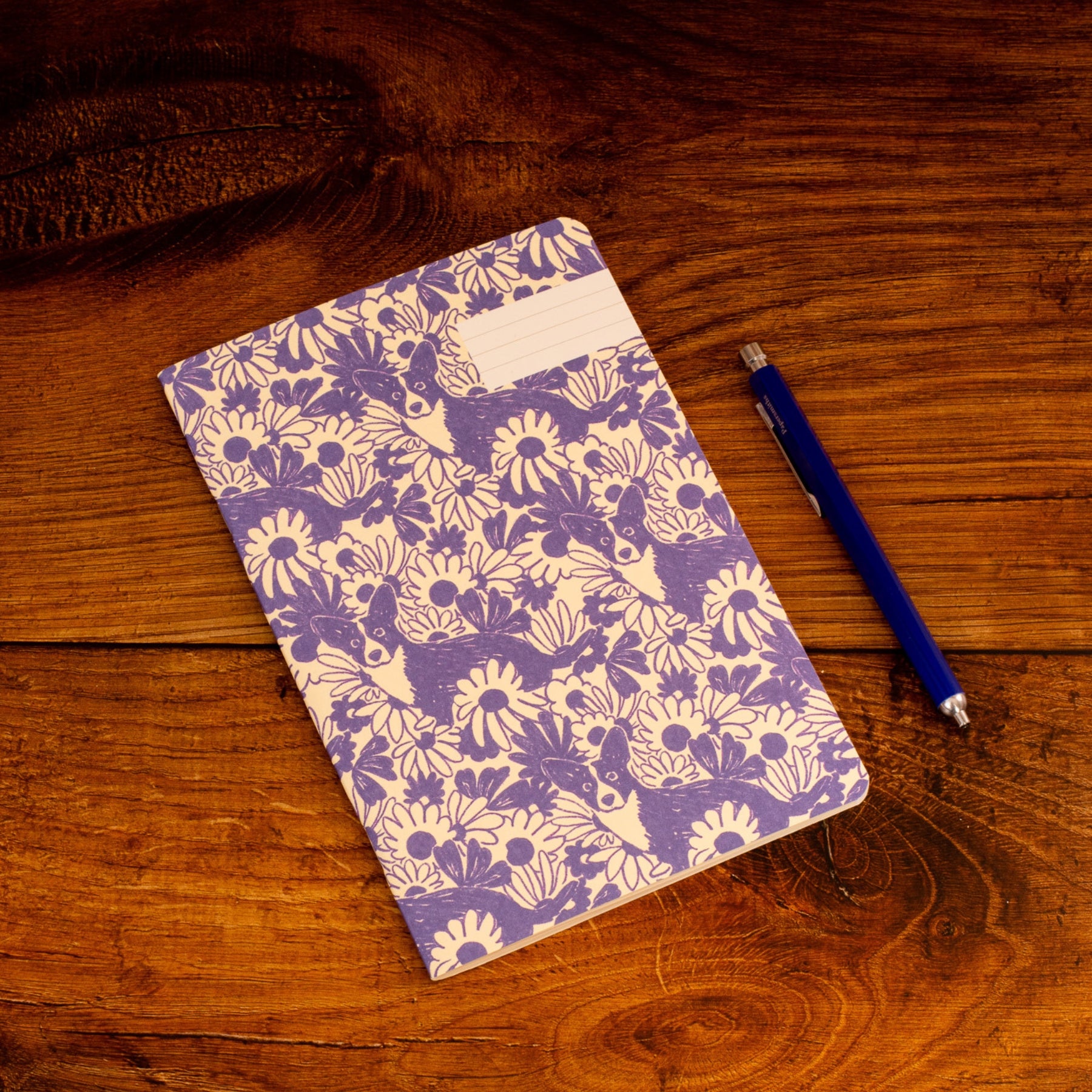 Pattern Dog Notebook