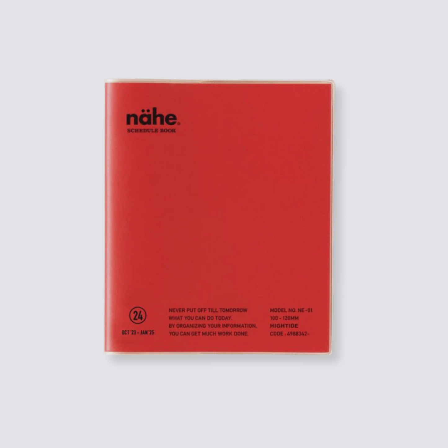 red pocket monthly diary 2024 nahe
