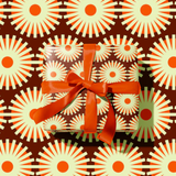 retro festival gift wrap