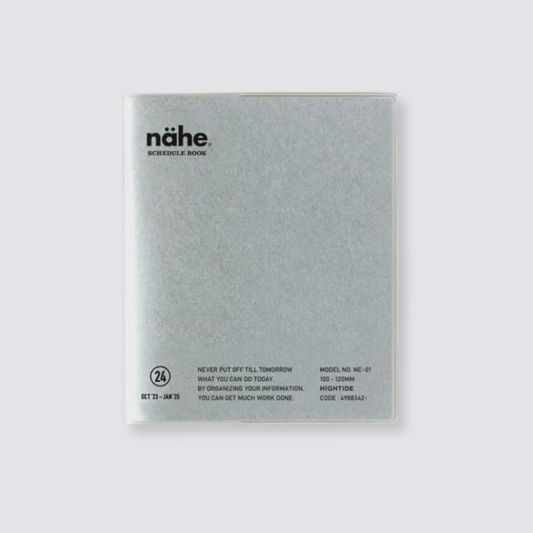 2024 Nahe Pocket Monthly Diary - Silver