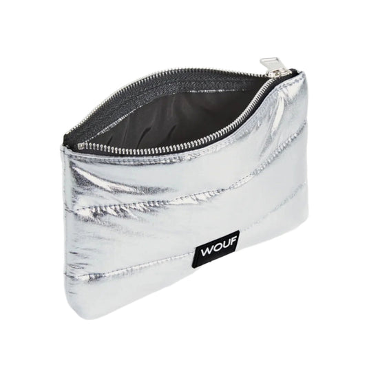 Wouf Glossy Pouch - Silver