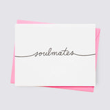 Soulmates greetings card