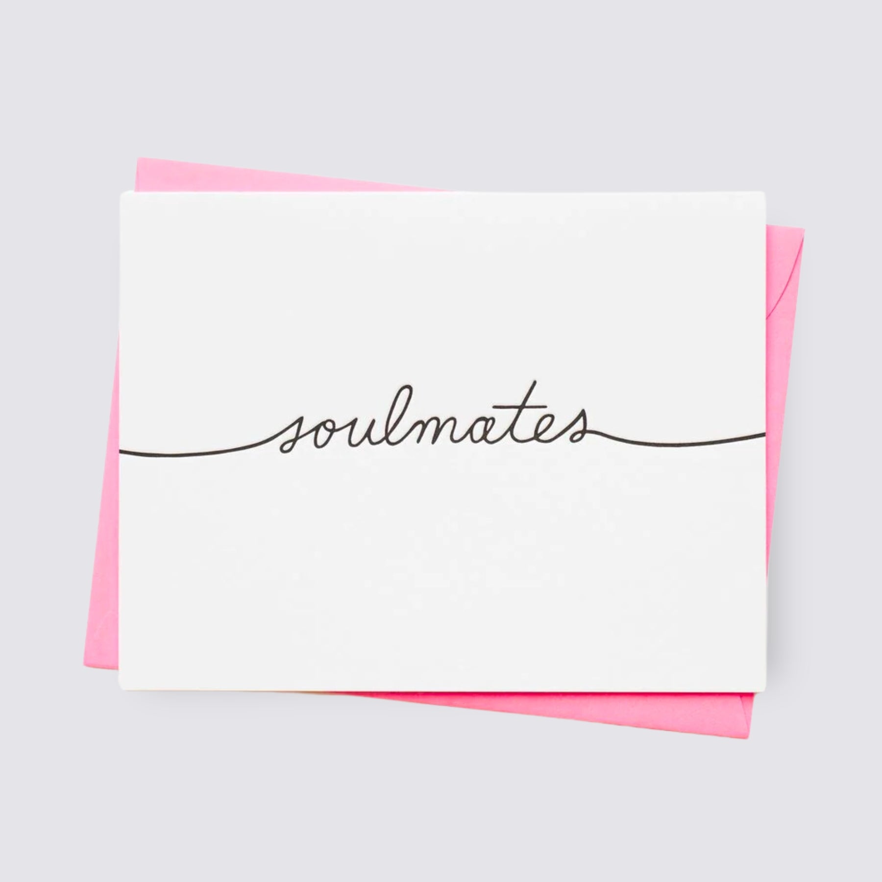 Soulmates greetings card