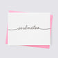 Soulmates greetings card