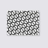 double sided wrapping paper black