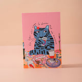The Tiger Who Came To Dinner and Ate Everyone Card