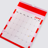striped calendar 2024