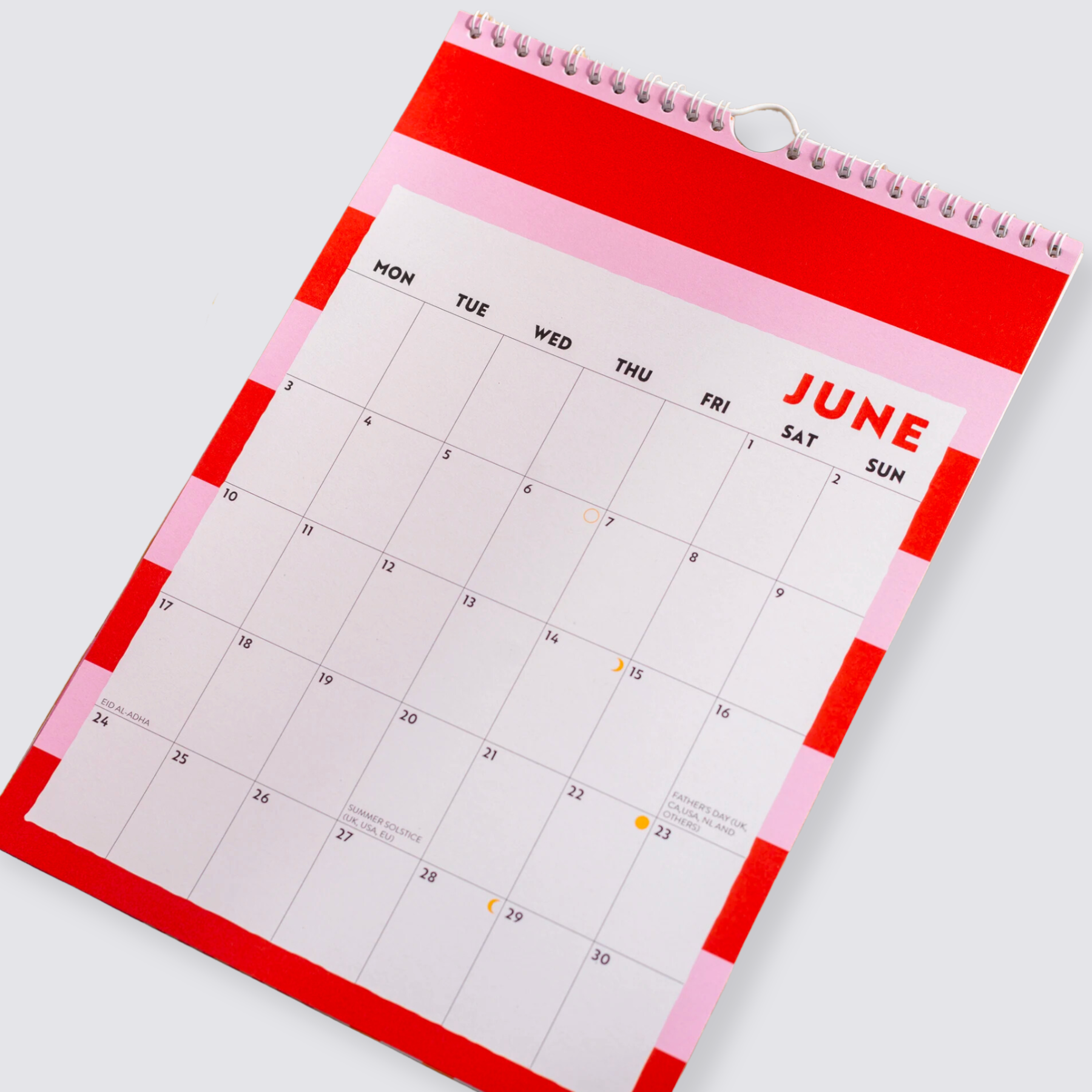 striped calendar 2024