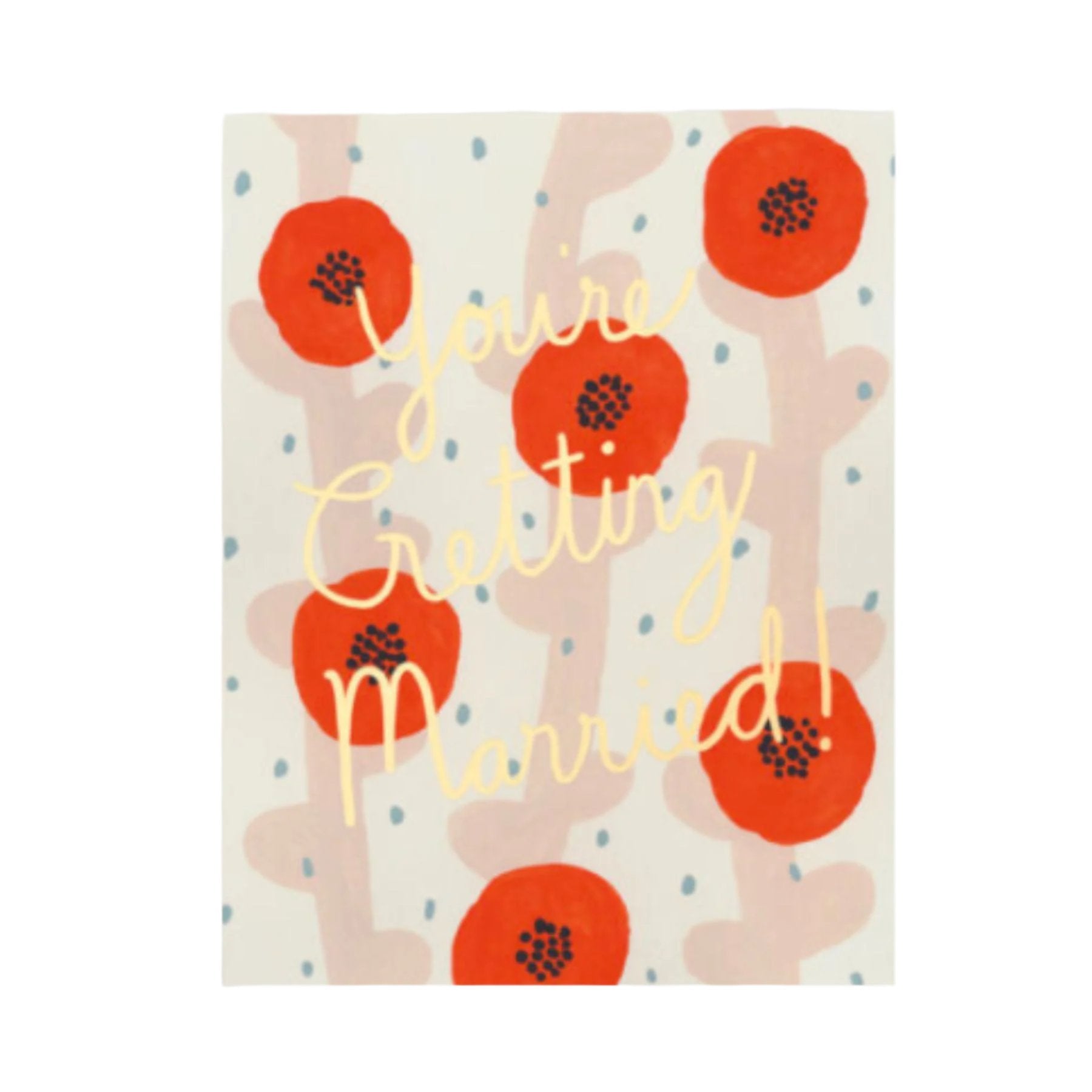 Wedding Poppies Card