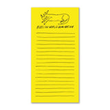 Cat illustration world domination notepad