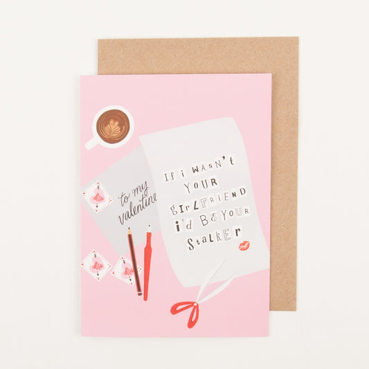 Girlfriend Stalker Card