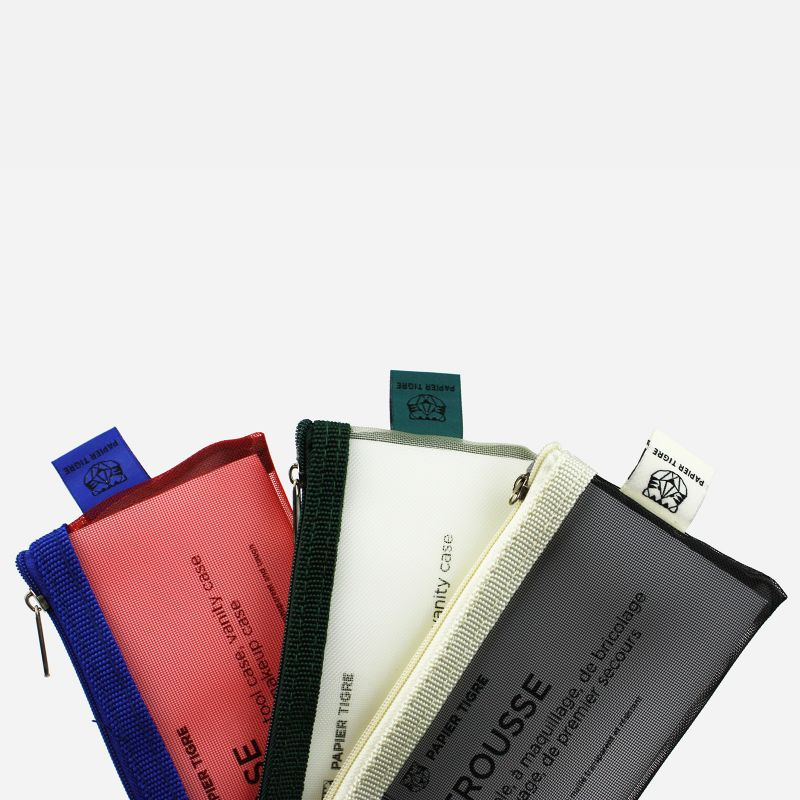 papier tigre red yellow black pencil cases