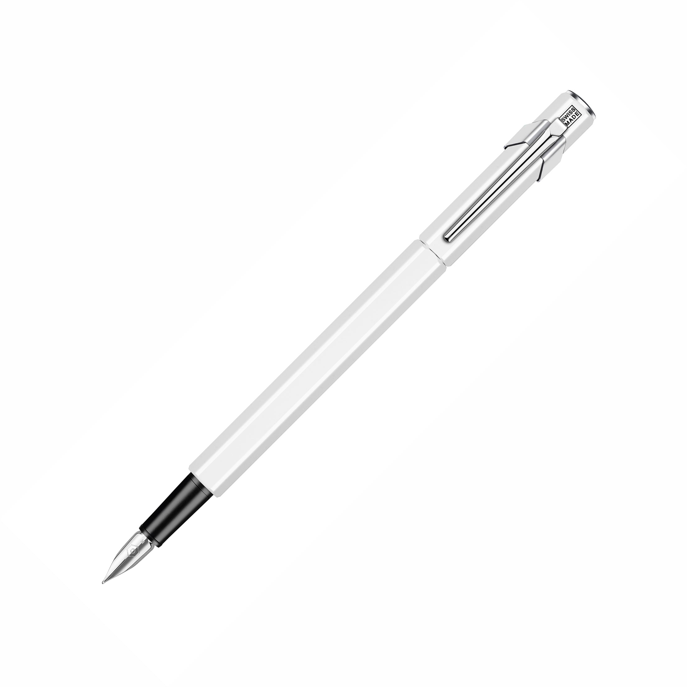 849 Fountain Pen - Medium Nib / White