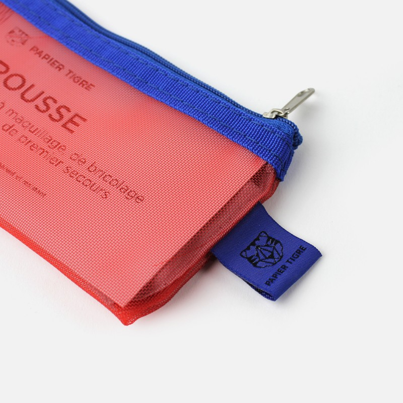 Red and Blue Pencil Case