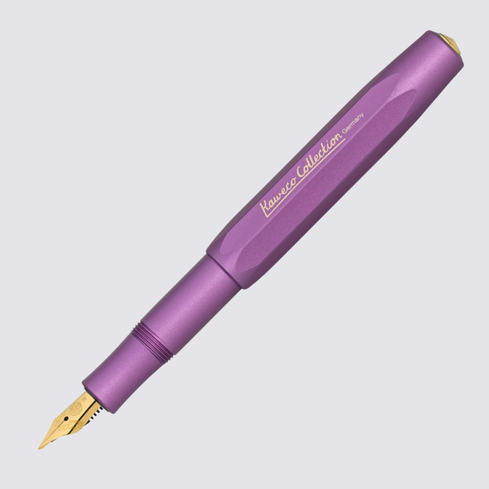 Aluminium Fountain Pen Purple
