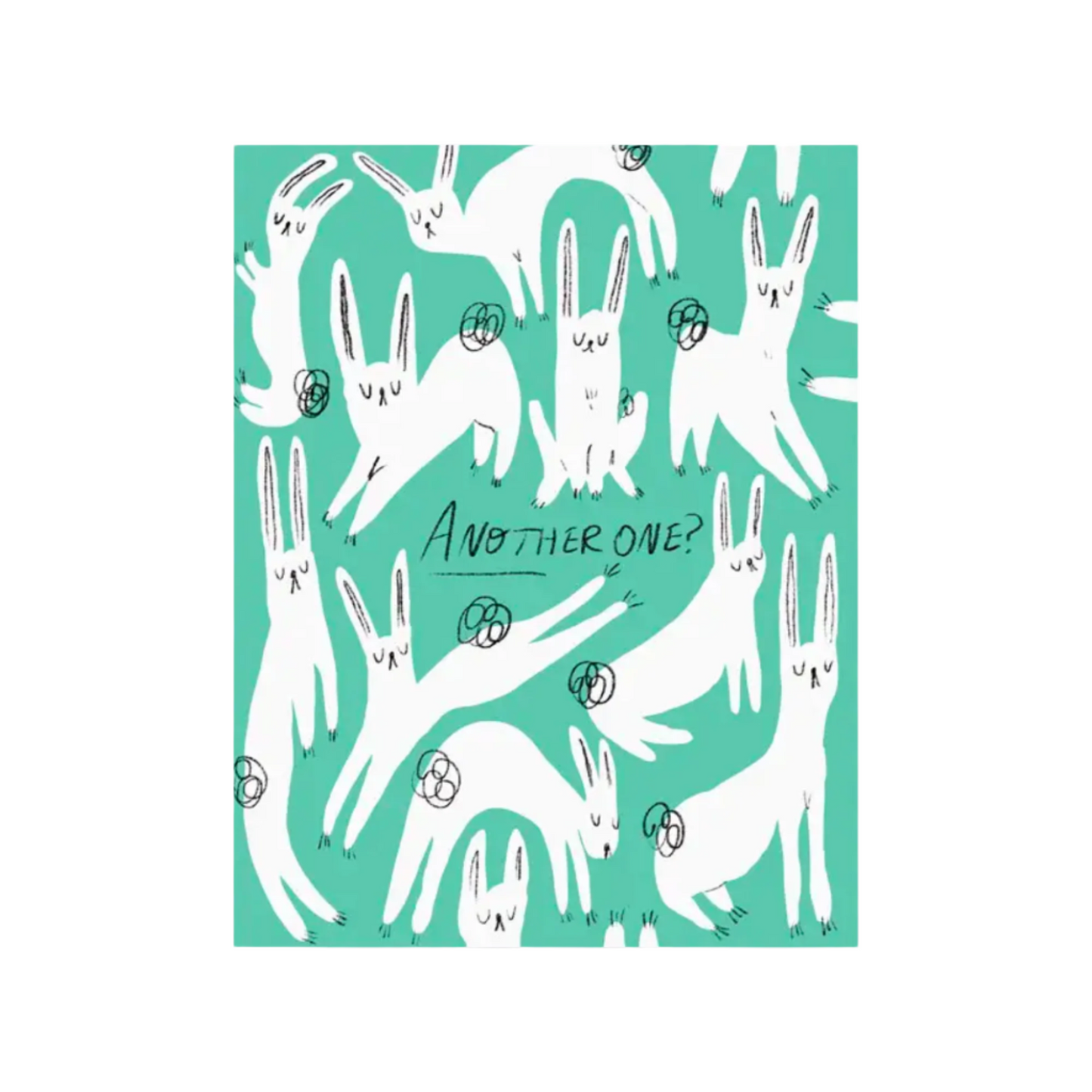 Another One Rabbits Greeting Card
