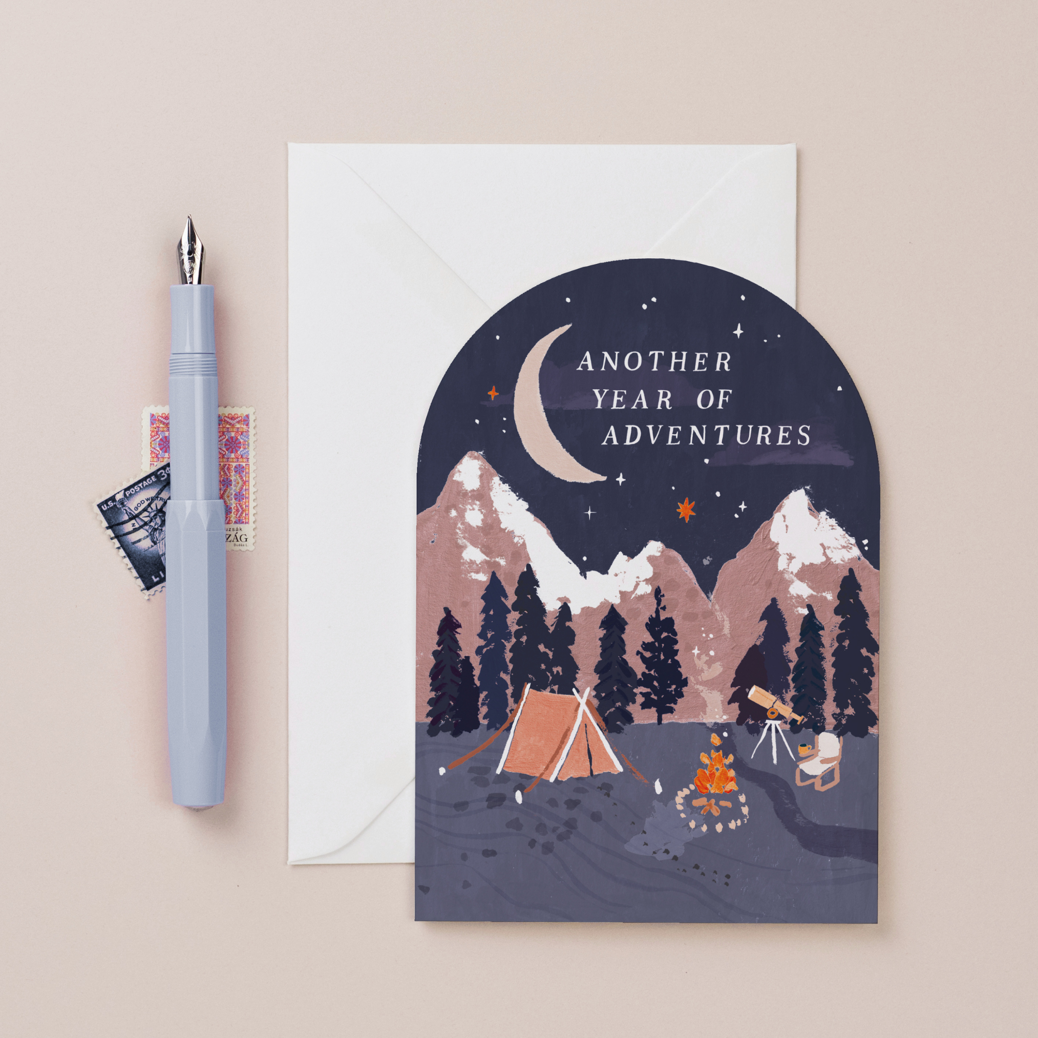 Another Year Of Adventures Birthday Card