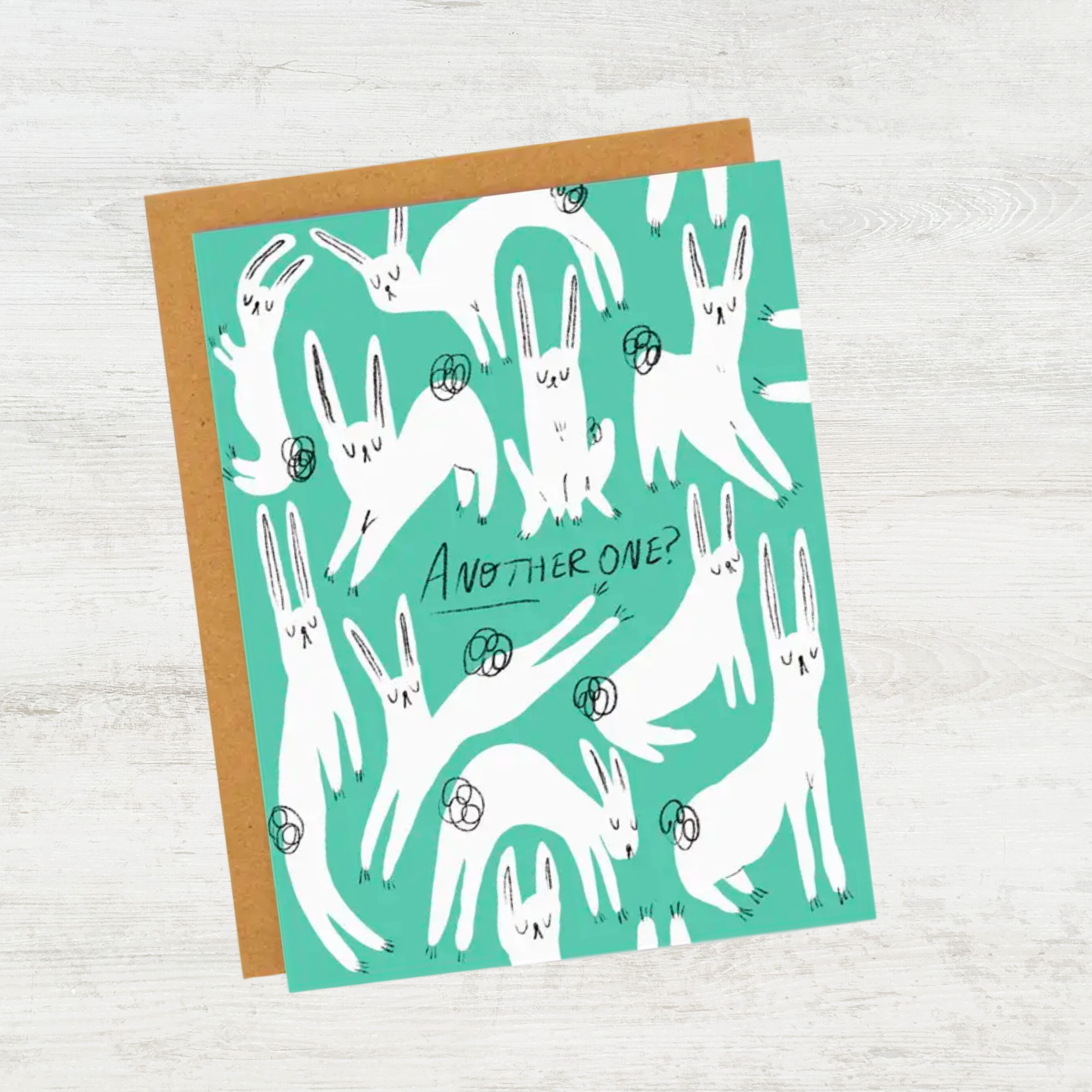 Baby Card with Rabbits