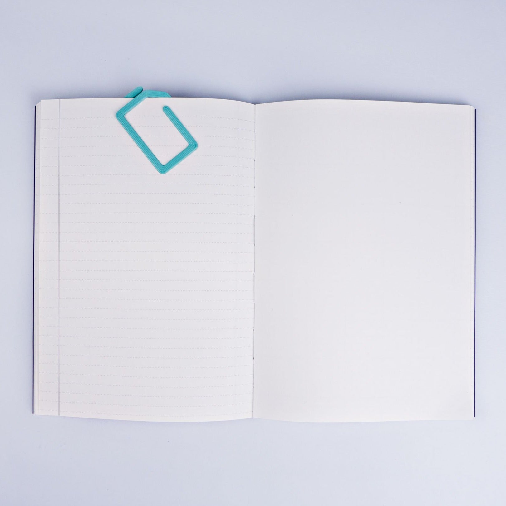Blue Paperclip Book Mark 