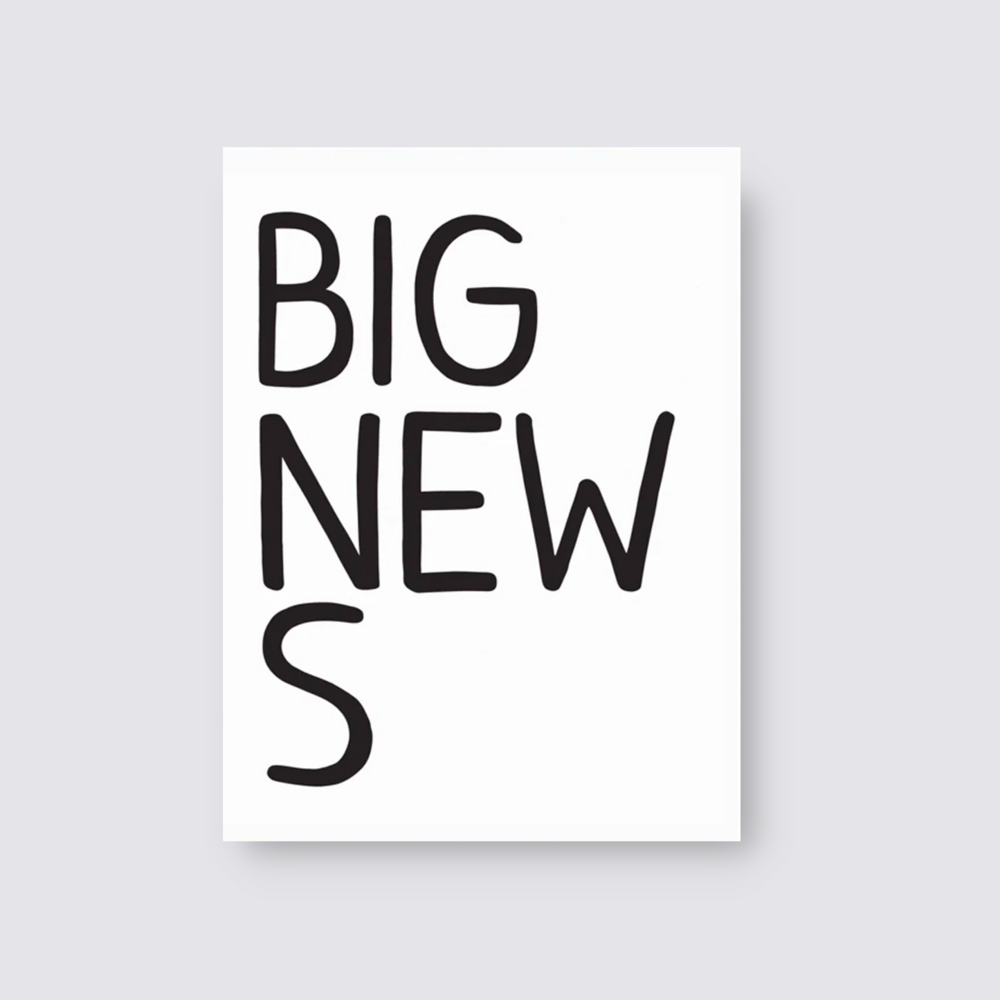 Big News Card