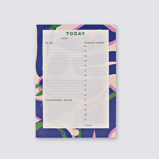 Capri Daily Desk Planner Pad