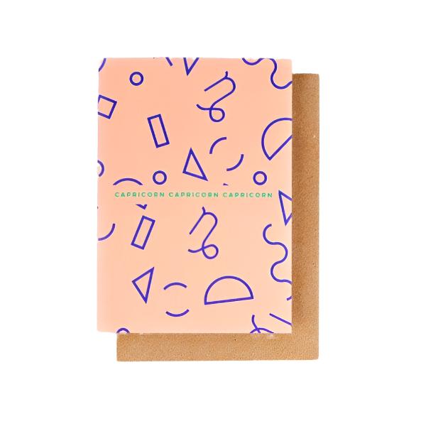 Memphis Star Sign Cards