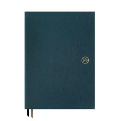 Bookcloth notebook in blue