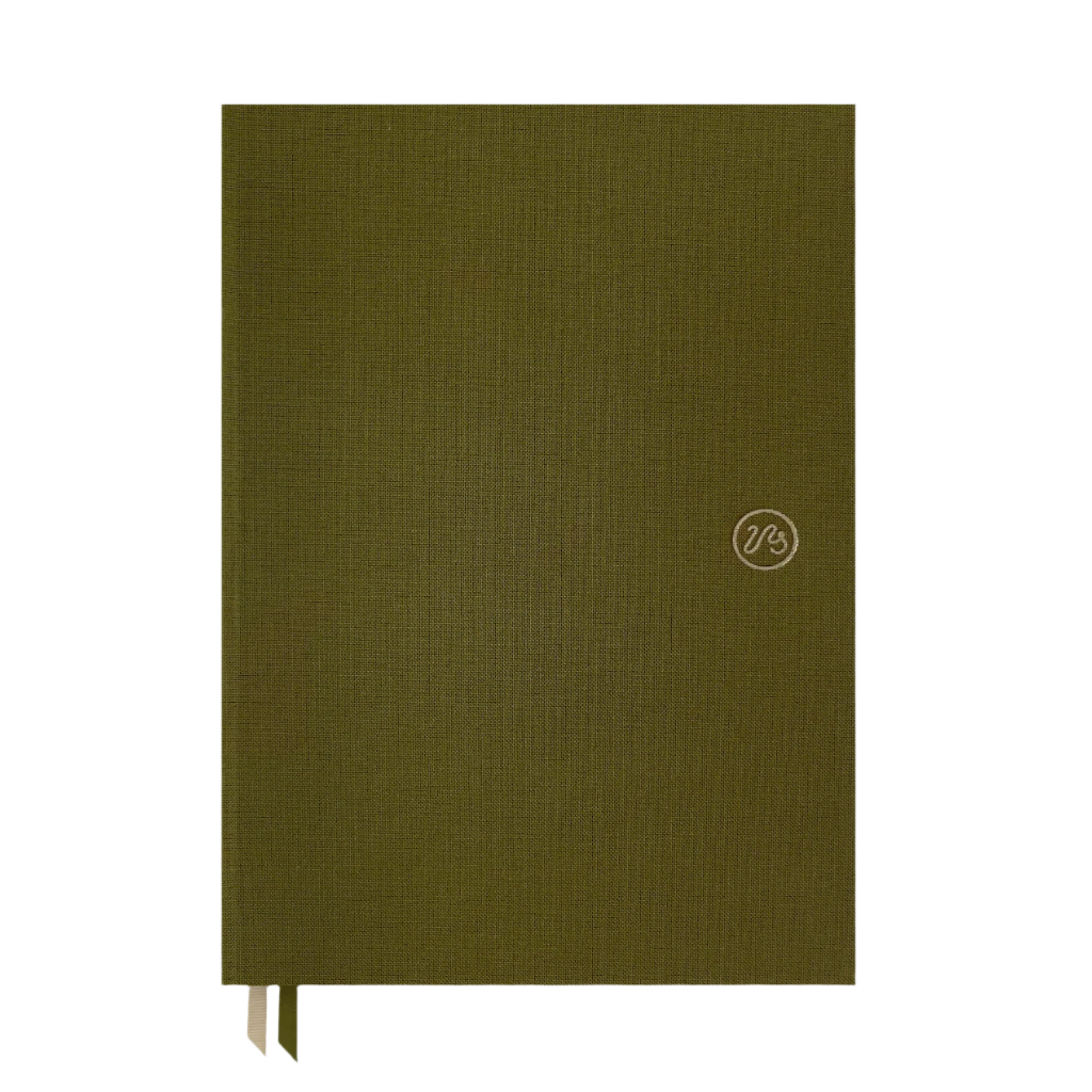 bookcloth notebook in green