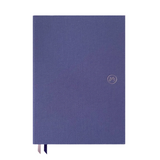 Bookcloth notebook in purple