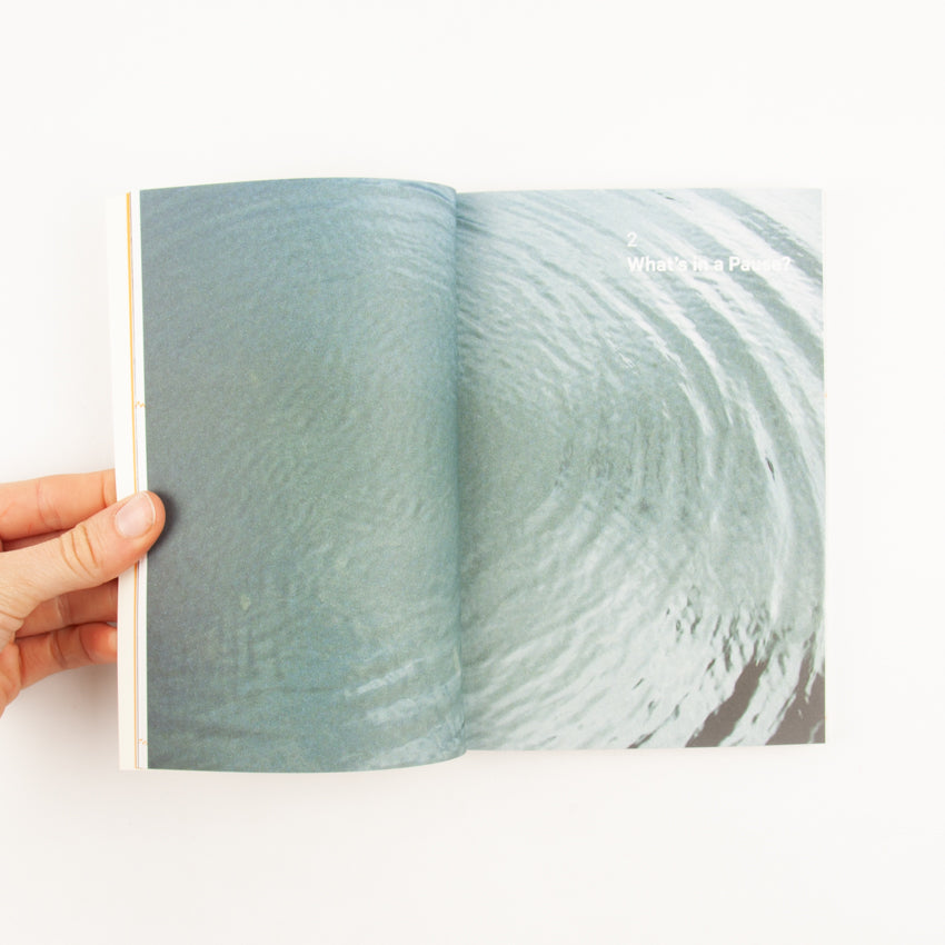 what is a pause open book on picture of water