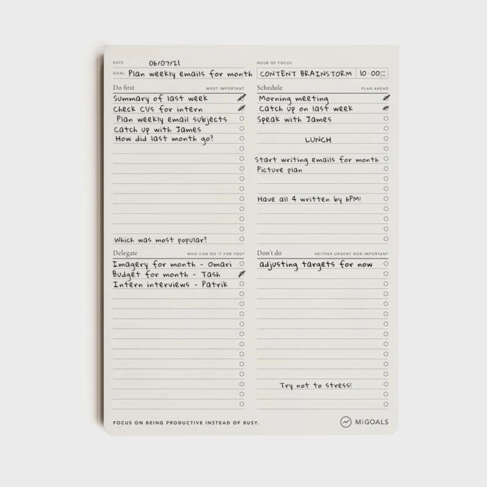 Focus Desk Pad