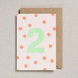2nd birthday card