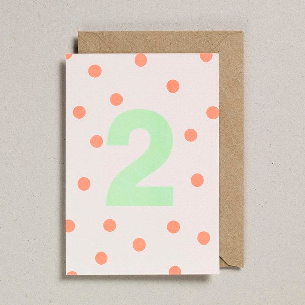 2nd birthday card