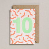 10th birthday card