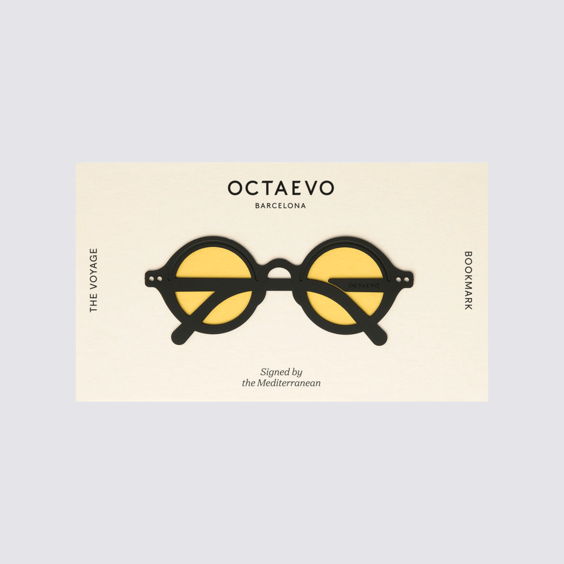 The Voyage Bookmark - Black
