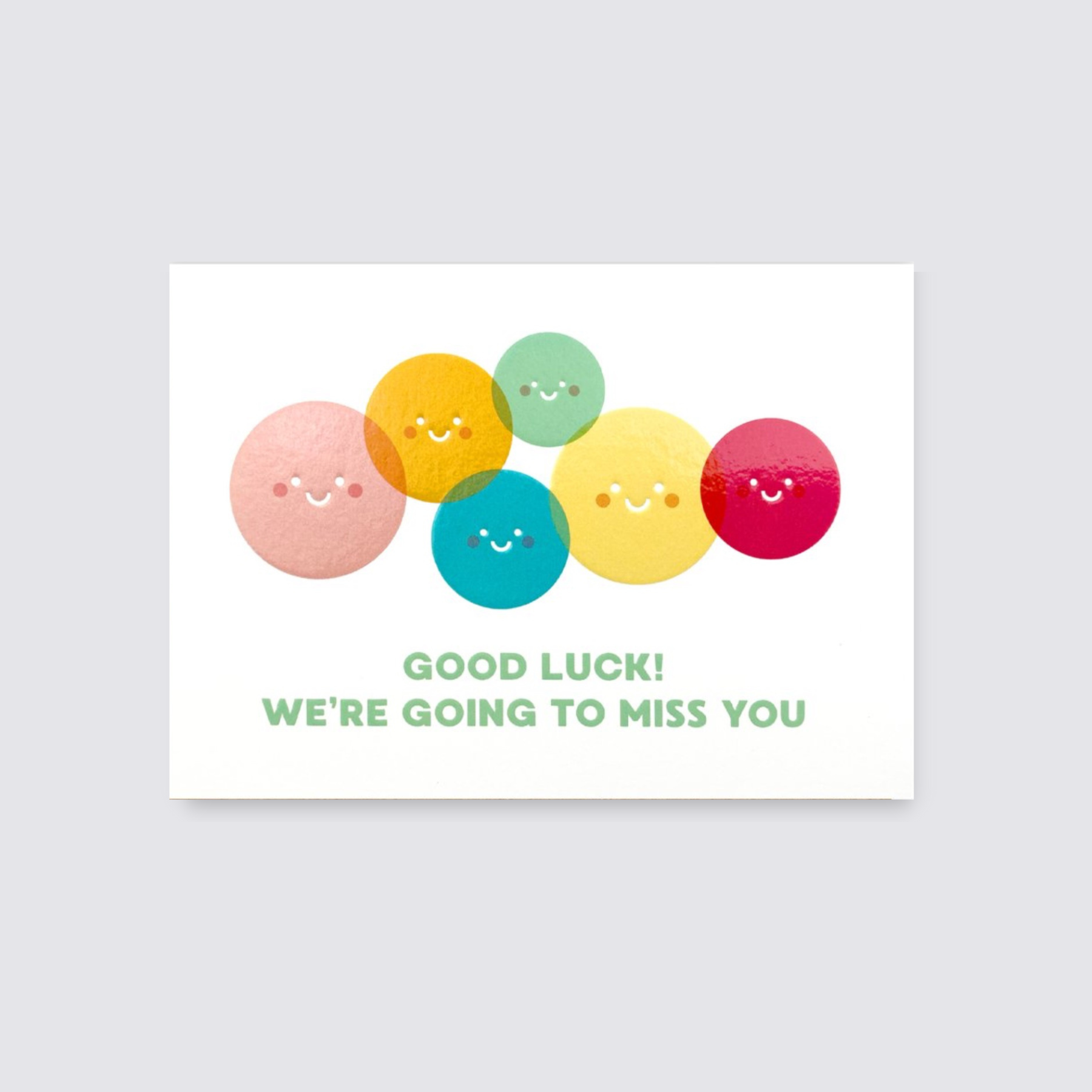 Good luck cute card