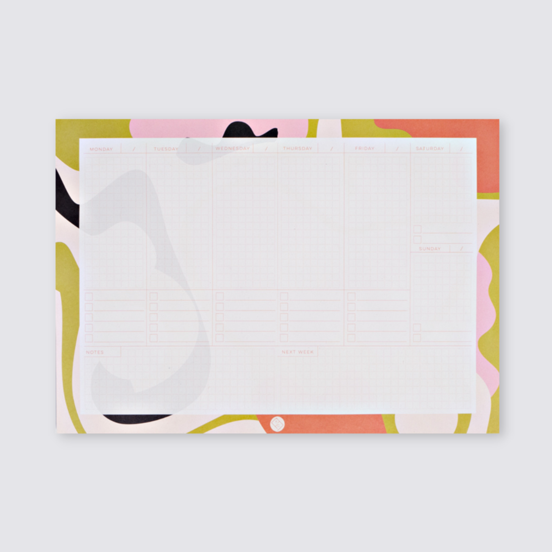 Juno Weekly Desk Planner Pad