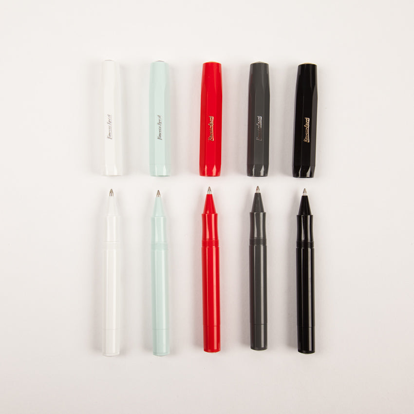 coloured rollerball pens