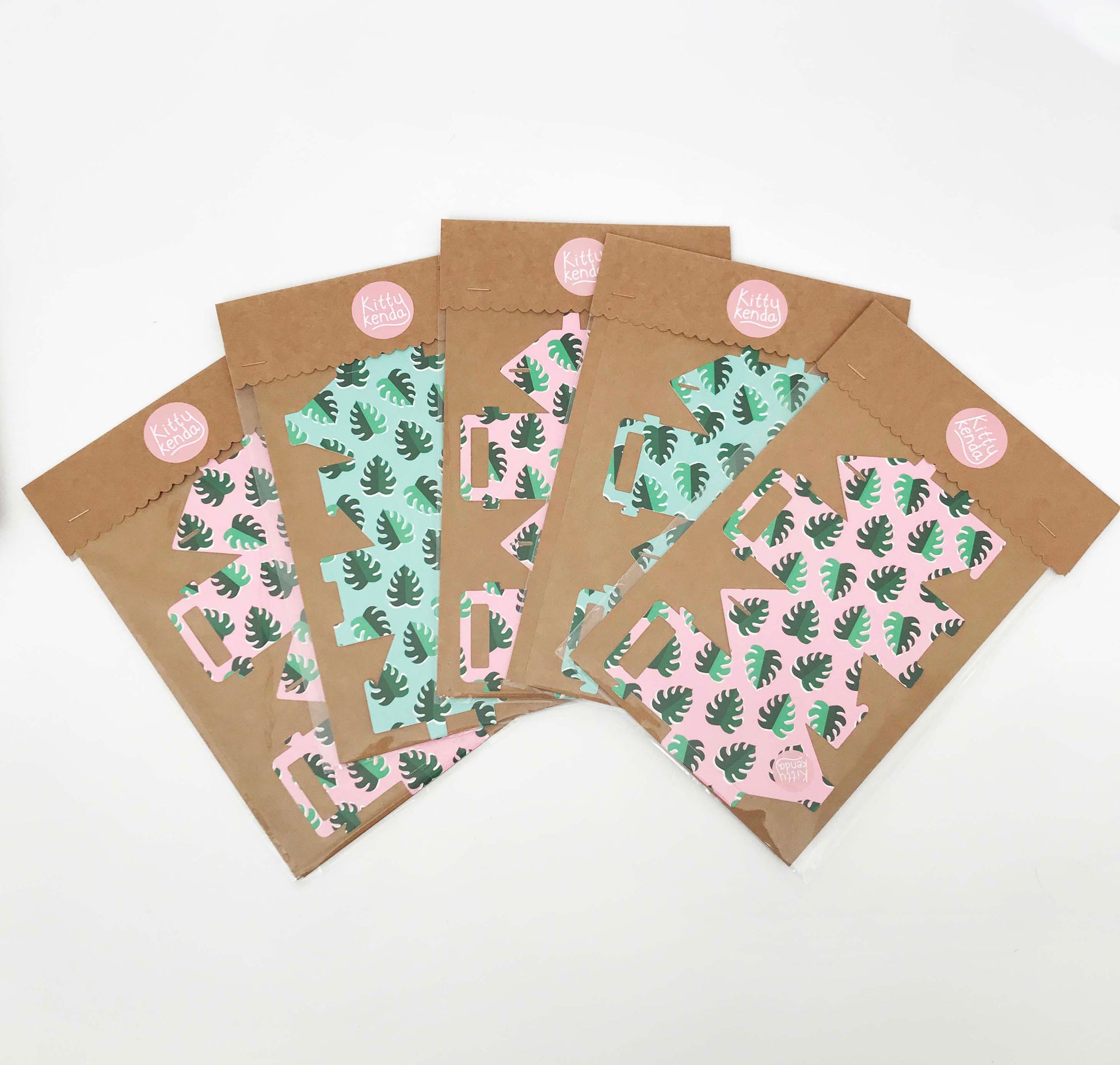 Gift Box - Turquoise Monstera
