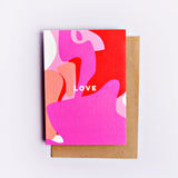 Love Shapes Valentines Card