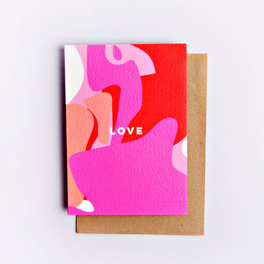 Love Shapes Valentines Card