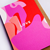 Love Shapes Valentines Card