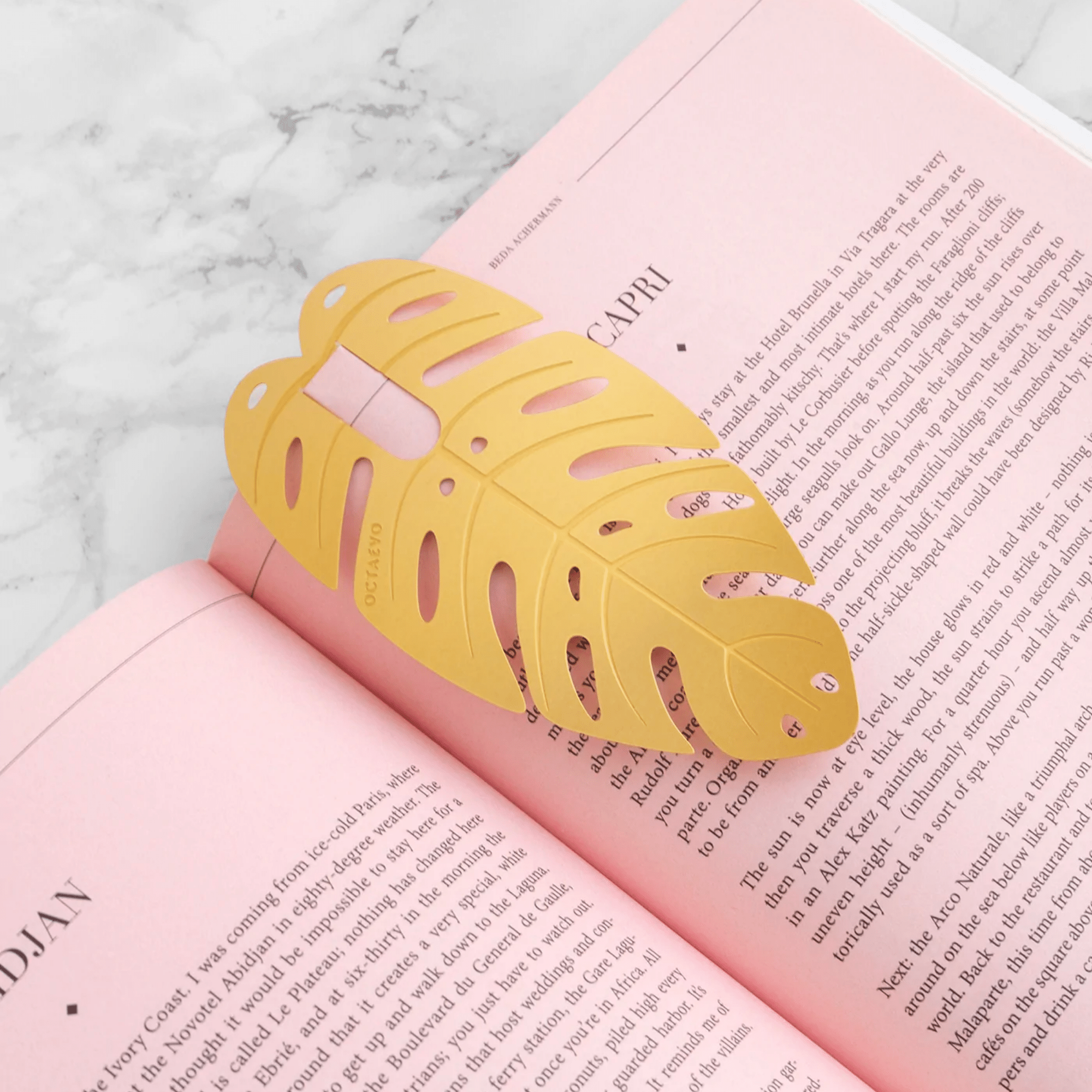 Leaf bookmark