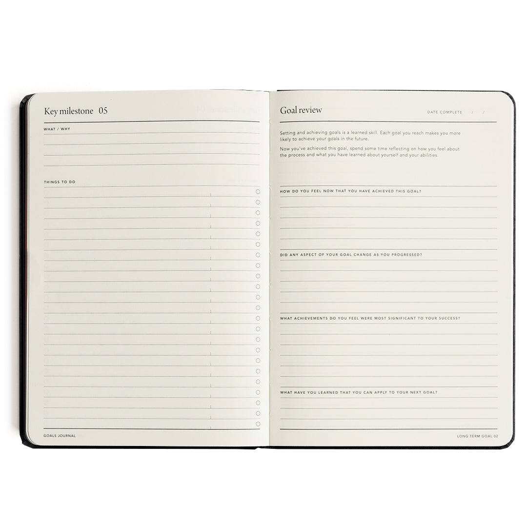A5 Goals Journal