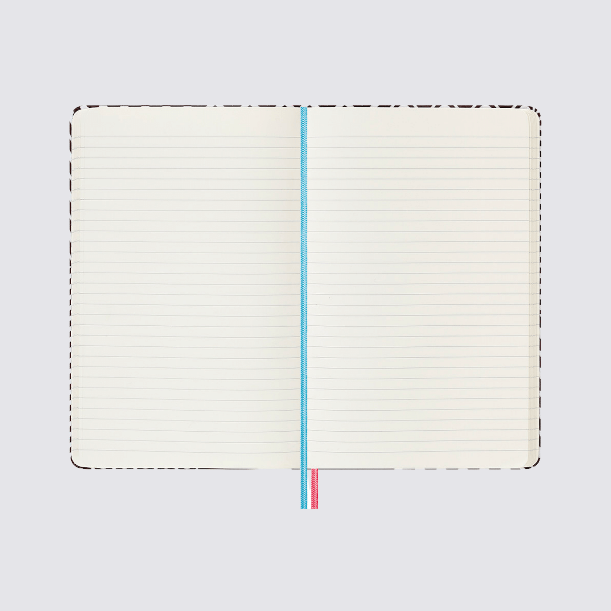 Missoni Hard Cover Ruled Notebook Black and White - Large