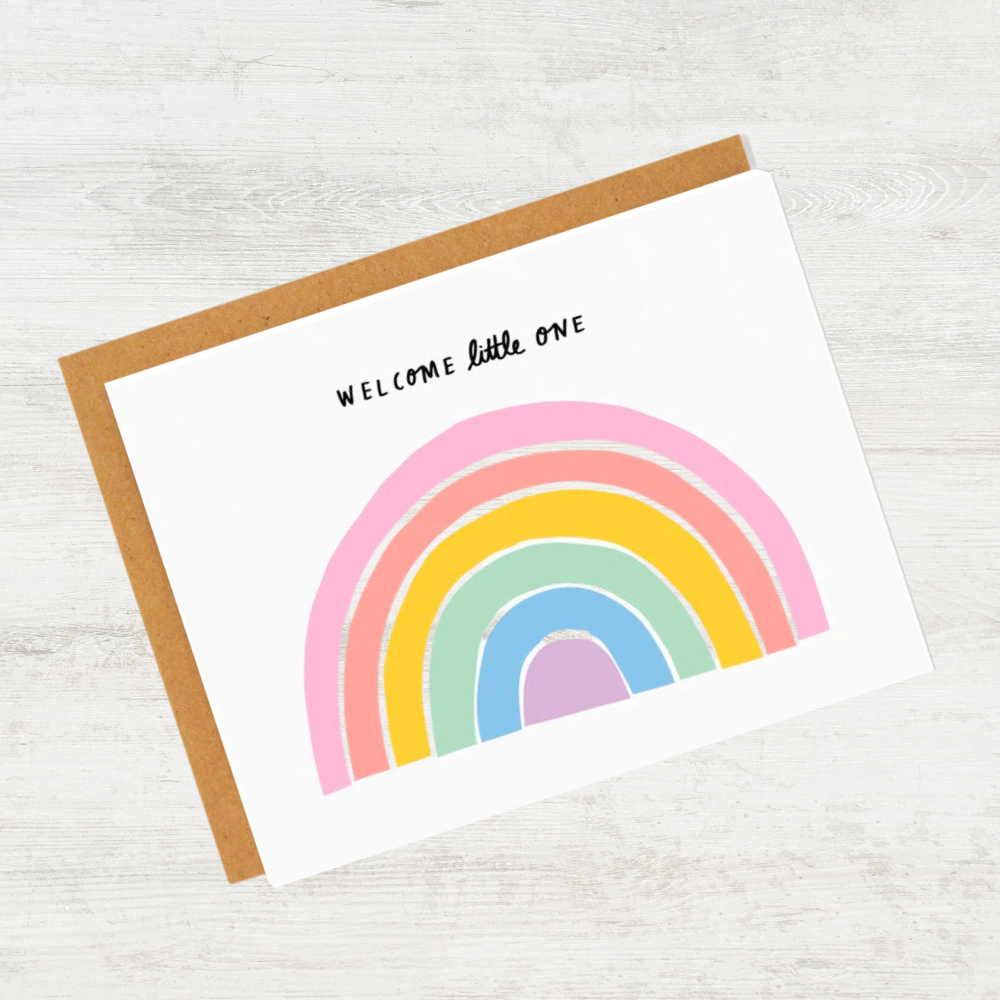New Baby Rainbow Card